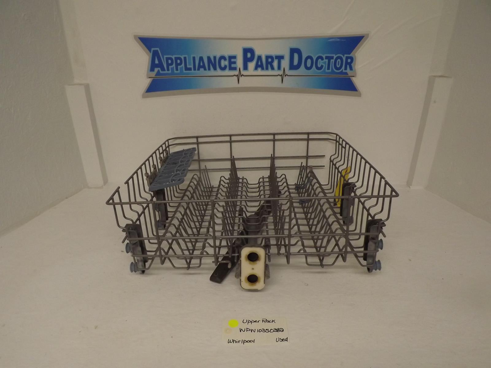 Whirlpool Dishwasher WPW10350382 Upper Rack Used Whirlpool Dishwasher WPW10350382 Upper Rack Used